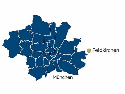 Город Фельдкирхен на карте