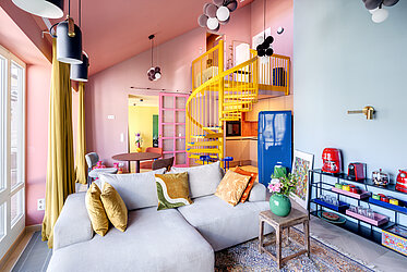 Au-Haidhausen: уникальный дизайн - эксклюзивная квартира с террасой на крыше в Gasteig