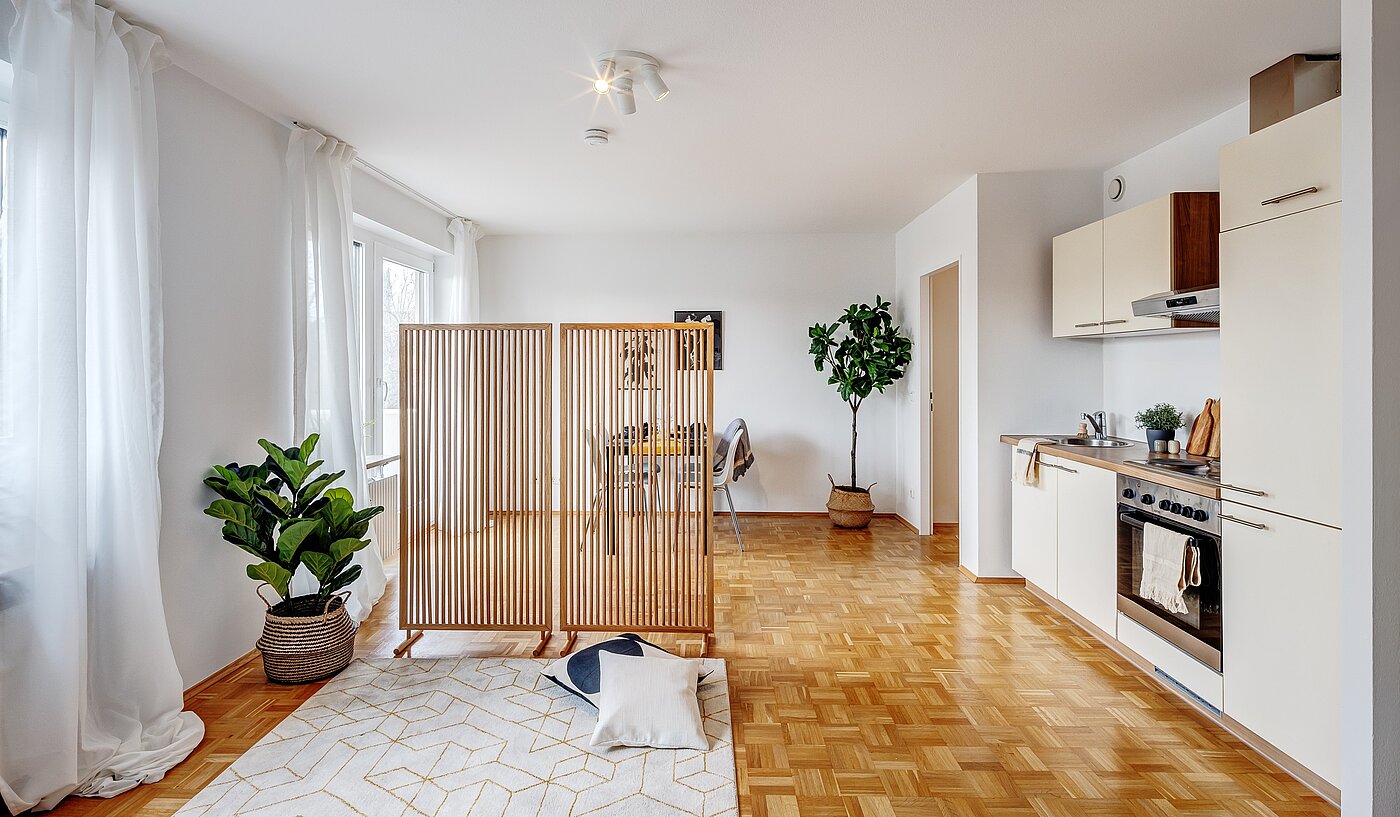 Квартира в многоэтажно доме с 1 комнатная | München-Milbertshofen | 2112ML4 | Geschickt intergrierte...