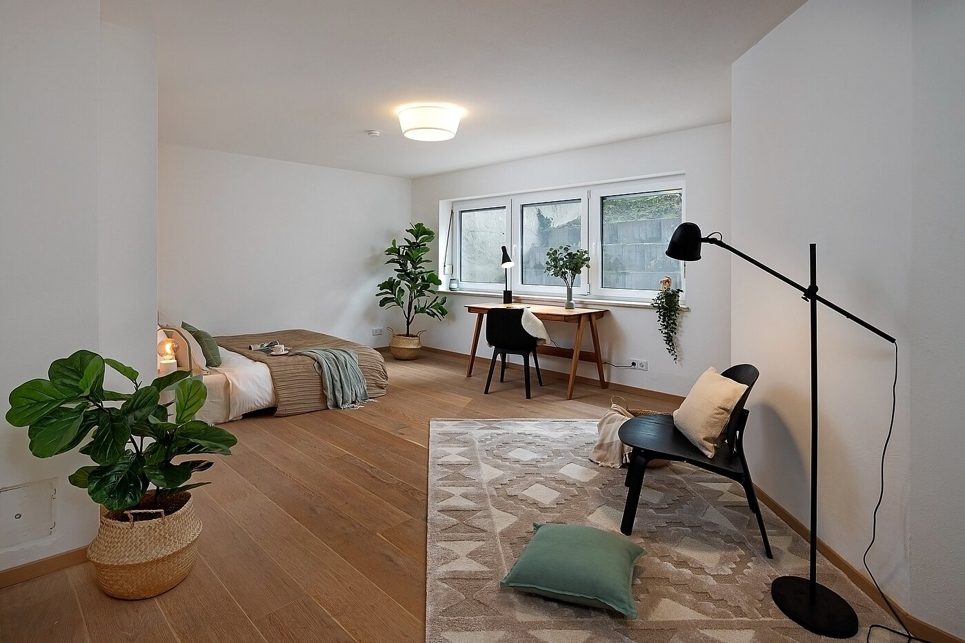 Квартира в многоэтажно доме с 4 комнатами | Ismaning | 700081 | Schlafzimmer im Untergeschoss