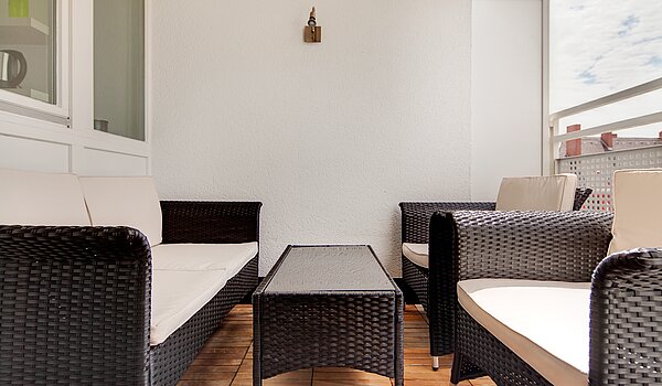 Apartment с 1 комнатная | München-Sendling | 70479 | Balkon