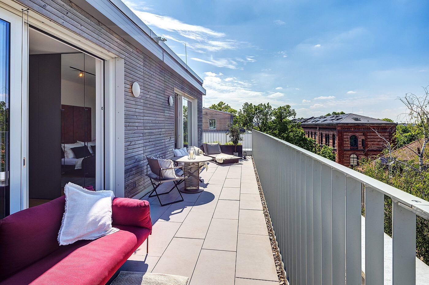 Квартира в многоэтажно доме с 2 комнатами | 70134 | ...Dachterrasse