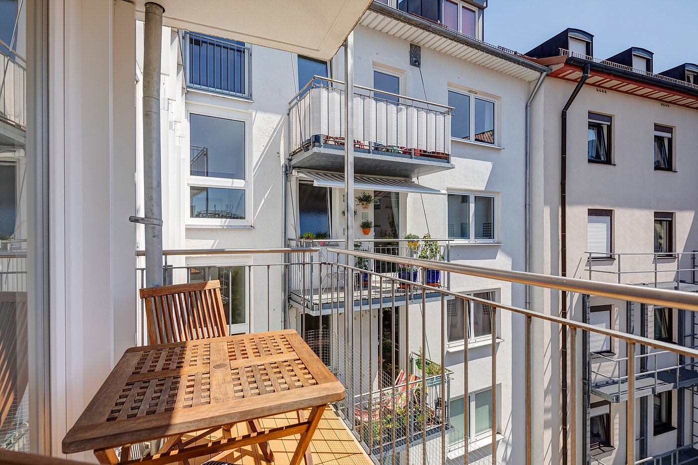Дуплекс с 2.5 комнатами | München-Ludwigsvorstadt | 2111ML5 | ...und Zugang zum Balkon...