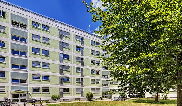 Квартира в многоэтажно доме с 1 комнатная | München-Feldmoching | 70456 | Außenansicht