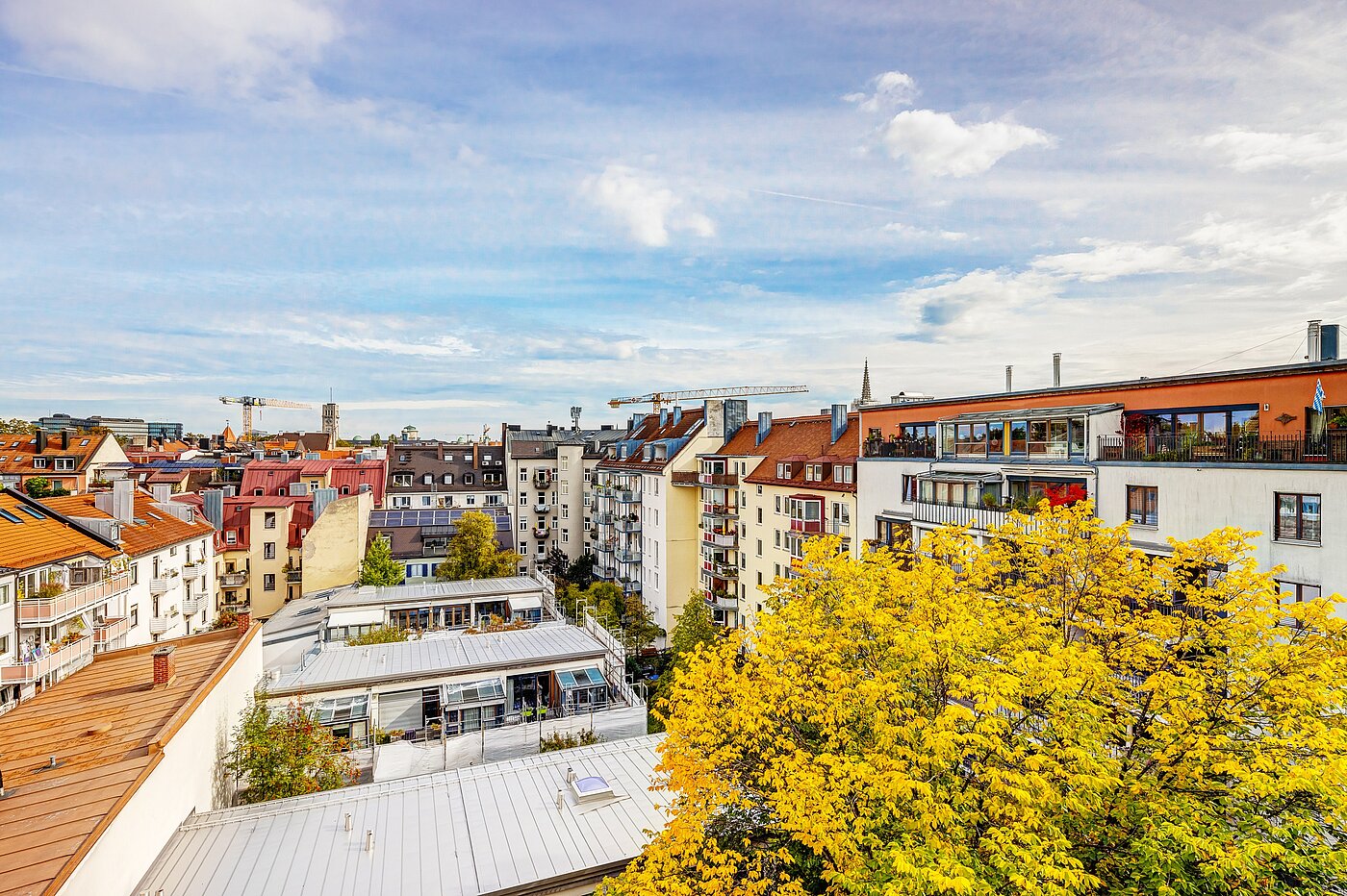 Мансардная квартира с 2 комнатами | München-Au | 2209ML3 | Ausblick über die Dächer...