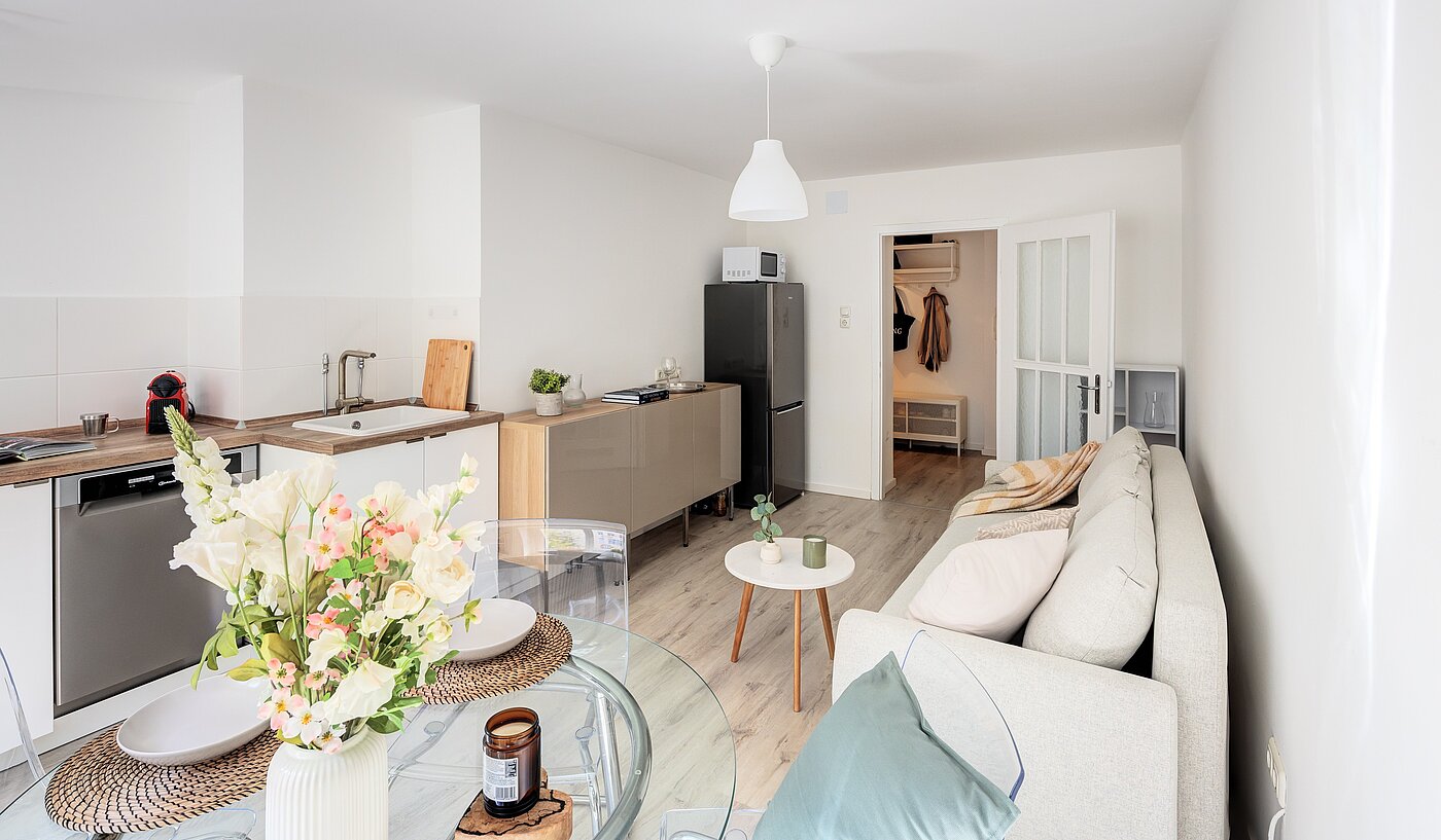 Квартира в многоэтажно доме с 2 комнатами | München-Sendling | 70220 | Entspannung