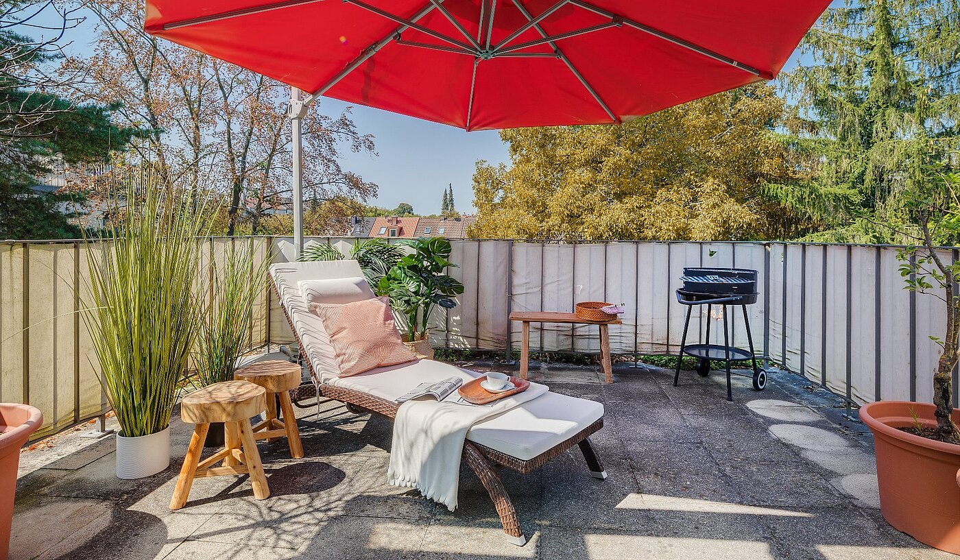 Квартира в многоэтажно доме с 3.5 комнатами | München-Laim | 1808ML1 | Sonnige Dachterrasse