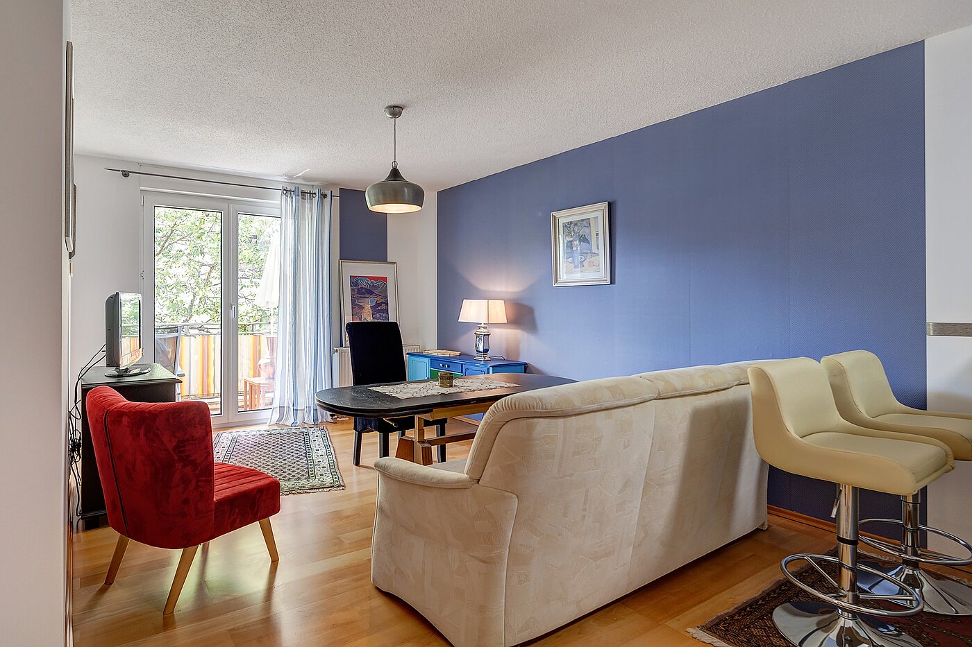 Квартира в многоэтажно доме с 2 комнатами | München-Pasing | 70141 | Wohnzimmer