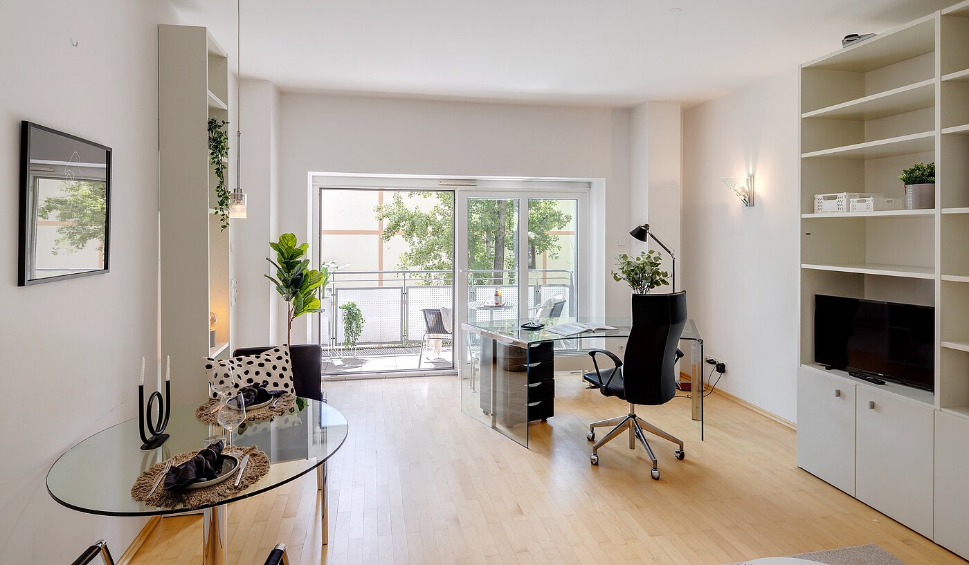 Квартира в многоэтажно доме с 1 комнатная | München-Maxvorstadt | 2206ML5 | Modernes Apartment mit Designermöbeln,...