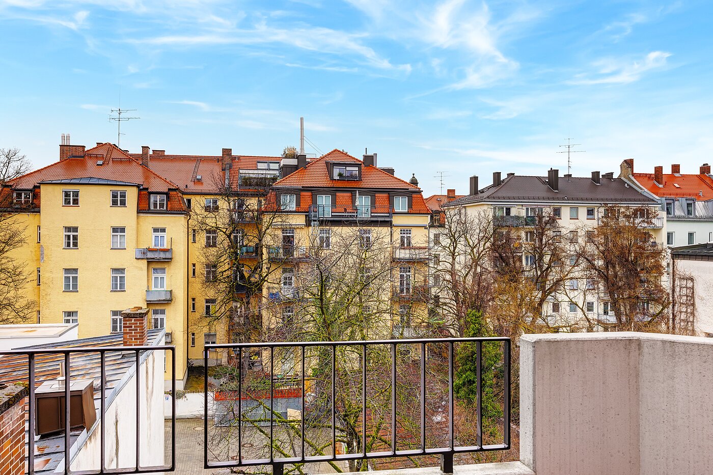 Квартира в многоэтажно доме с 2 комнатами | 70206 | Balkon mit Aussicht