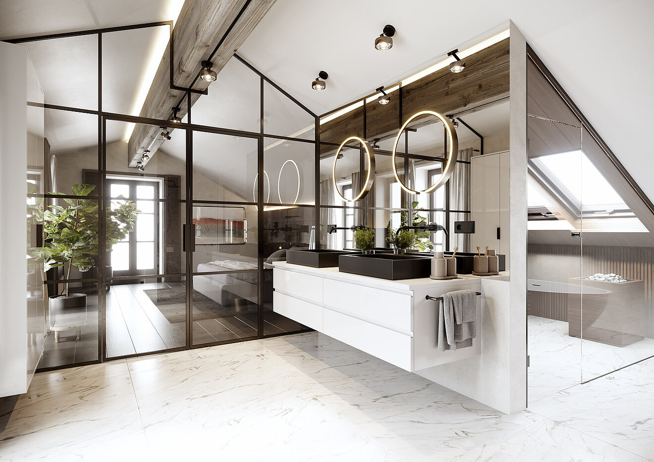 Особое свойство с 15 комнатами | Bad Wiessee | 701592 | Landhaus Master Bath