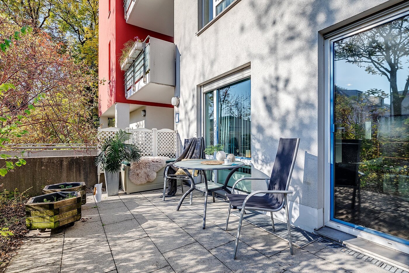 Квартира в многоэтажно доме с 1 комнатная | München-Trudering | 1810ML3 | Einladende, sonnige Terrasse