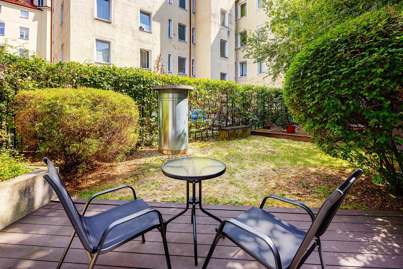 Квартира в многоэтажно доме с 2 комнатами | München-Au | 70108 | Blick in den Hof