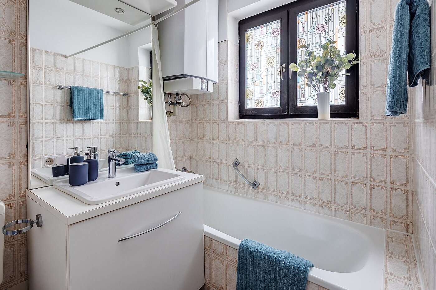 Квартира в многоэтажно доме с 2 комнатами | Karlsfeld | 1906ML2 | Badezimmer