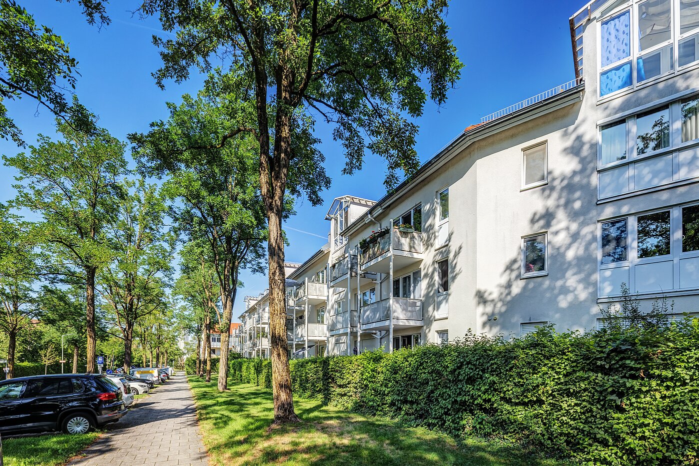 Квартира в многоэтажно доме с 2 комнатами | Poing | 70373 | Außenansicht
