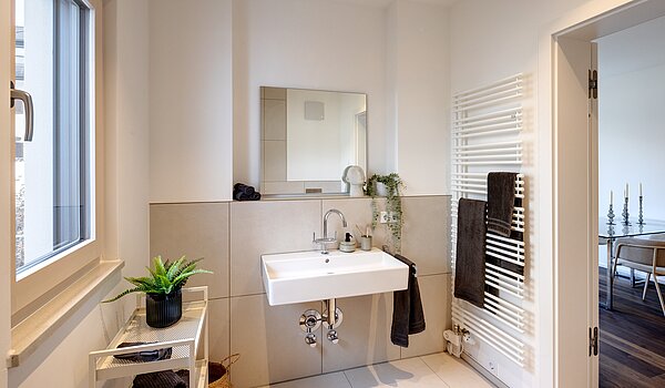 Terrassenwohnung с 2 комнатами | München-Harlaching | 70372 | Tageslichtbad