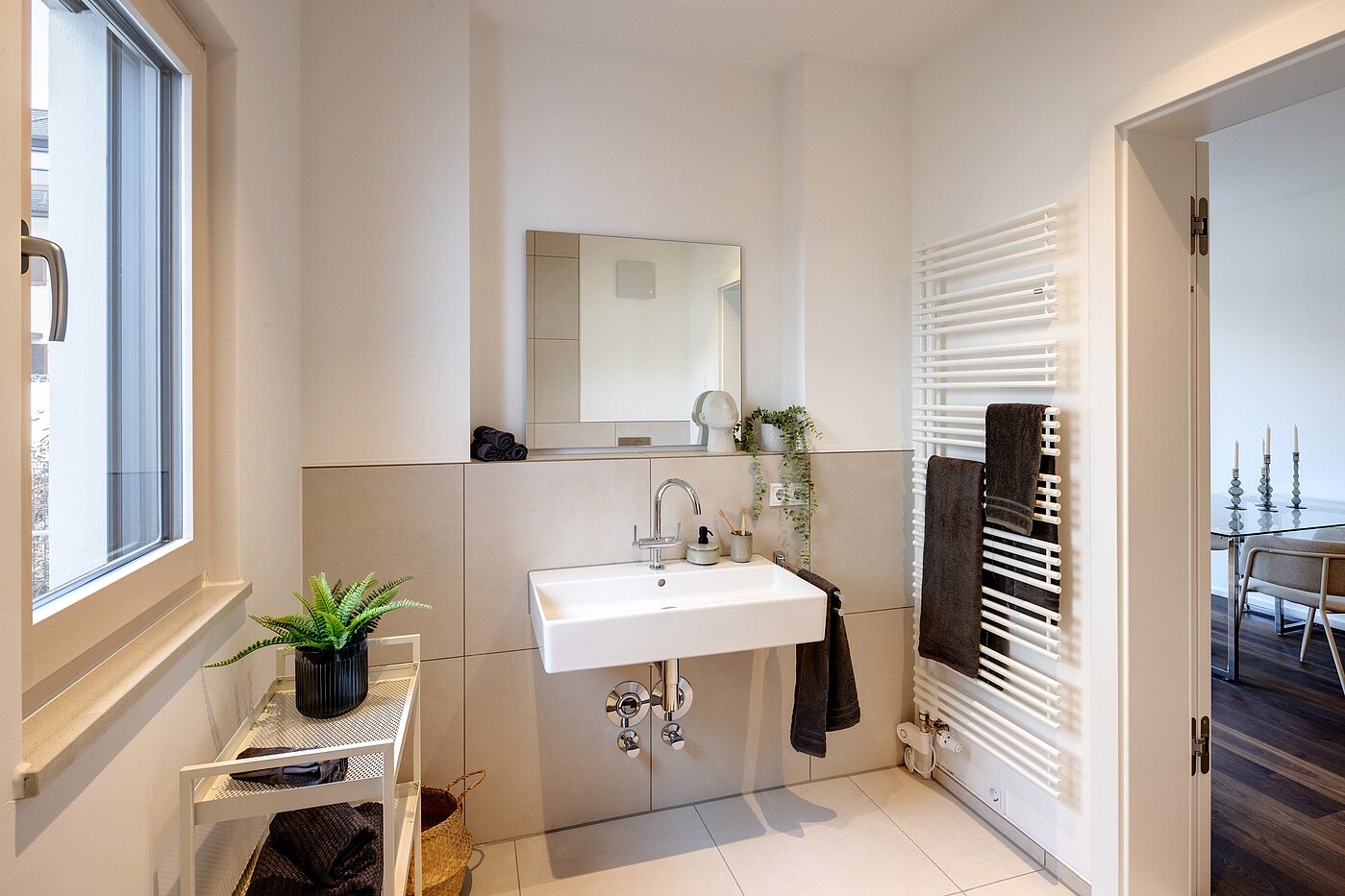 Terrassenwohnung с 2 комнатами | München-Harlaching | 70372 | Tageslichtbad