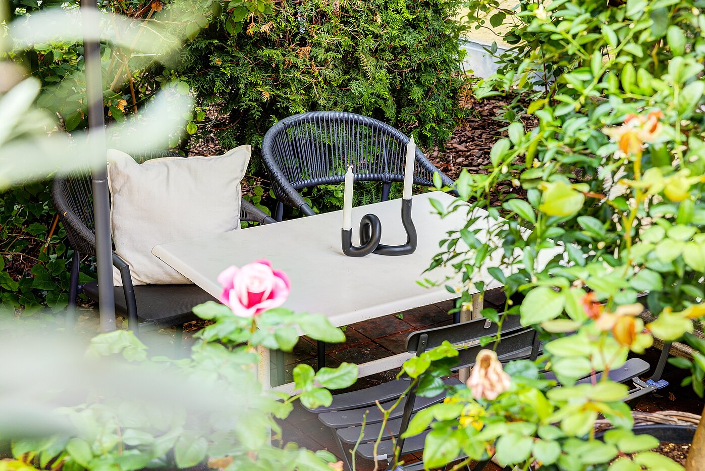 Плоский с 1 комнатная | München-Haidhausen | 70228 | ...Rosen - Entspannung pur!