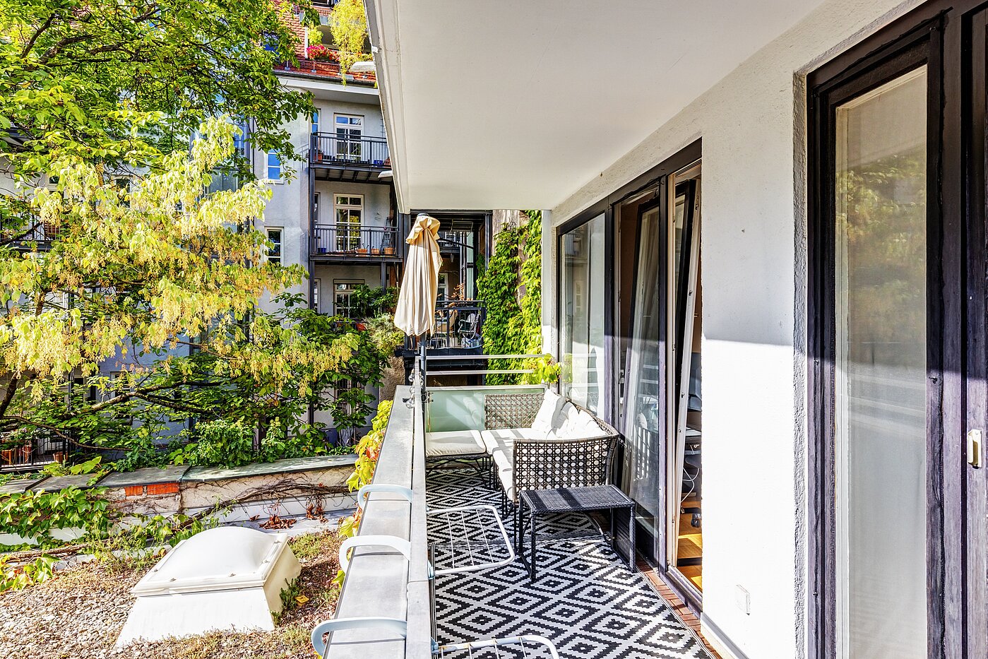 Квартира в многоэтажно доме с 2 комнатами | München-Maxvorstadt | 70497 | Balkon