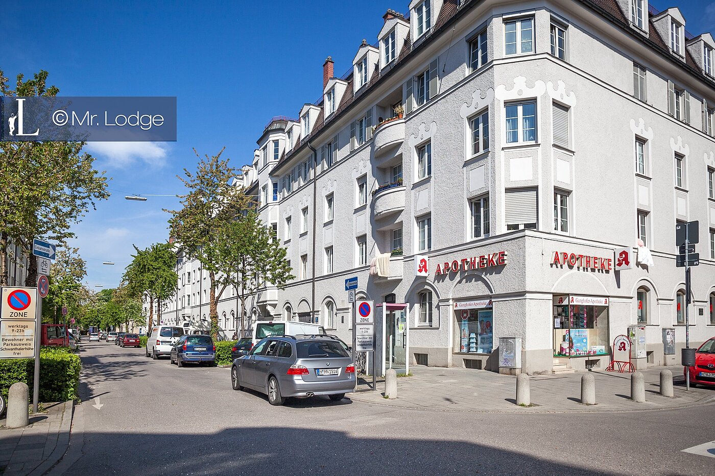 Квартира в многоэтажно доме с 2 комнатами | München-Schwanthalerhöhe | 1702ML2 | Apotheke gegenüber