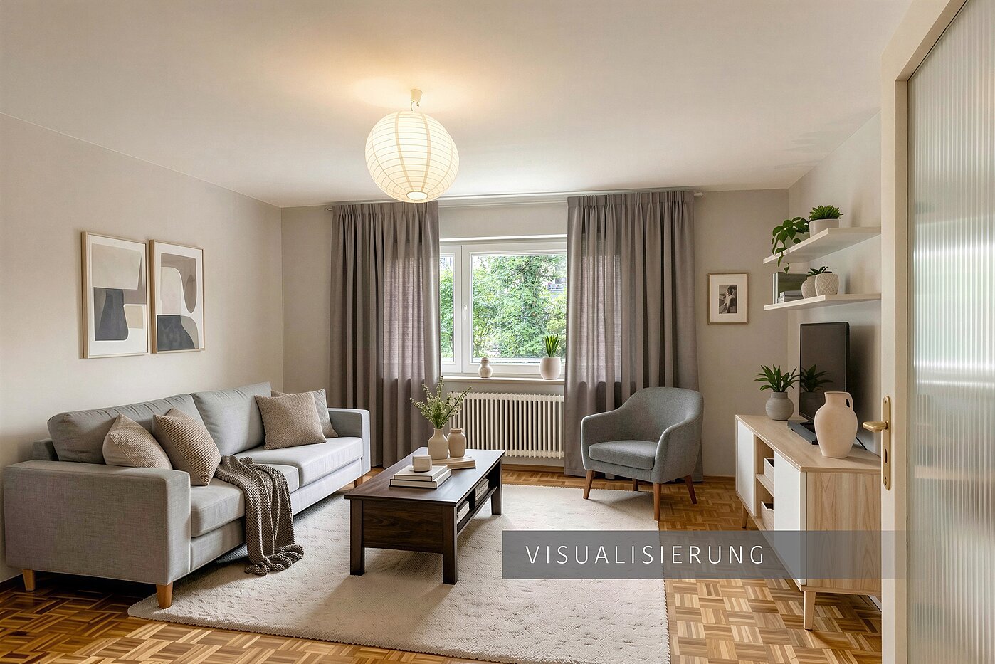 Плоский с 2.5 комнатами | München-Schwabing | 70441 | VISUALISIERUNG