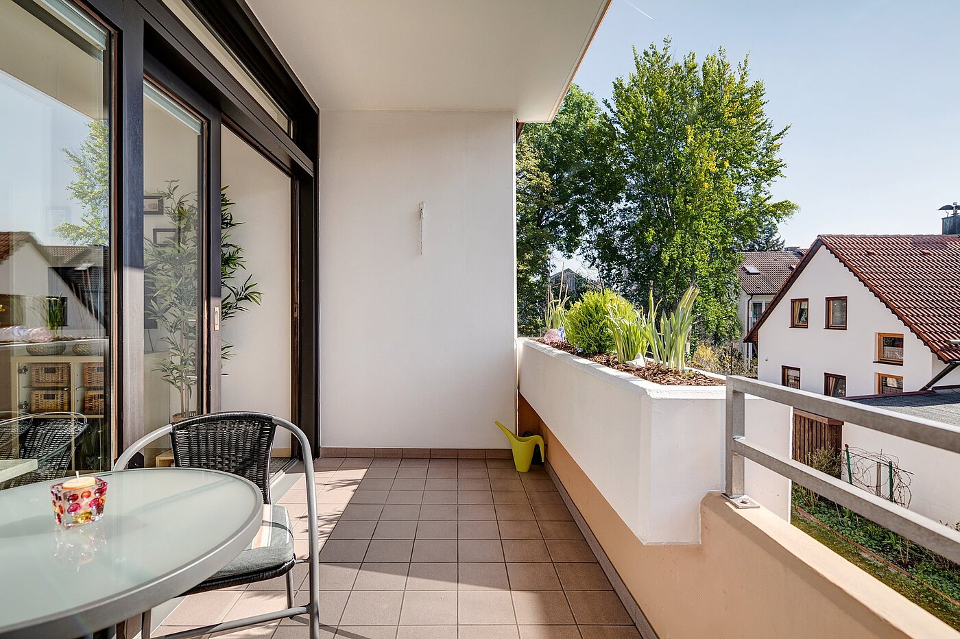 Квартира в многоэтажно доме с 2 комнатами | Eching | 1810ML2 | Süd-Loggia mit...