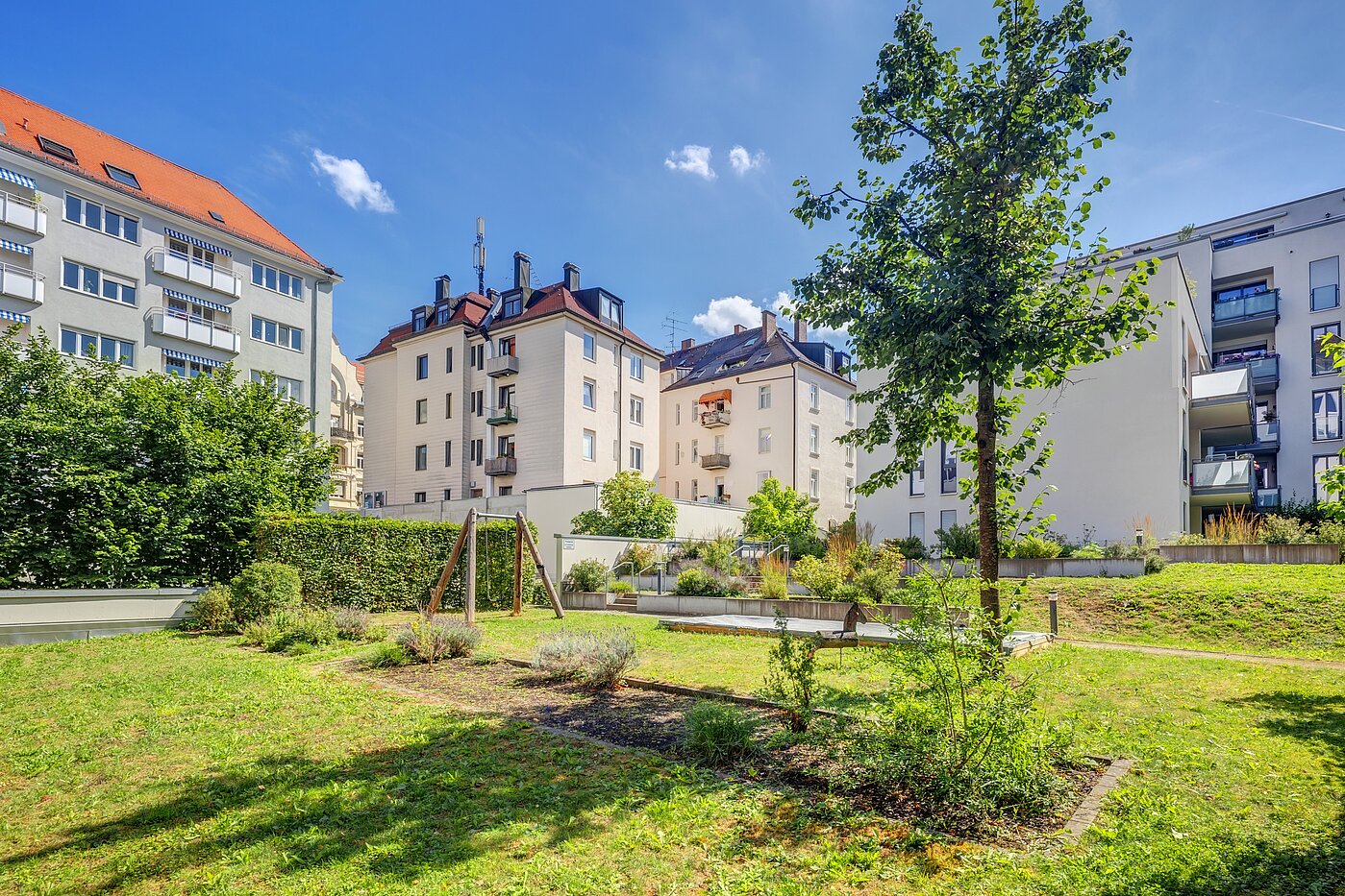 Плоский с 1.5 комнатами | München-Sendling | 702632 | ...im ruhigen, grünen Innenhof