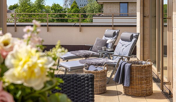 Penthouse с 3.5 комнатами | München-Oberföhring | 70237 | ...und entspannen