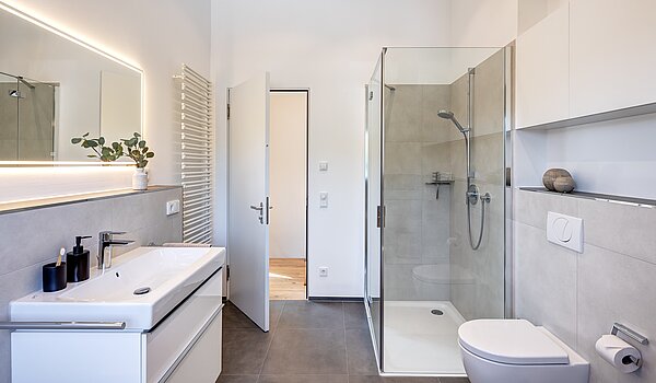 Дуплекс с 4 комнатами | München-Obermenzing | 701553 | ...und bodengleicher Dusche