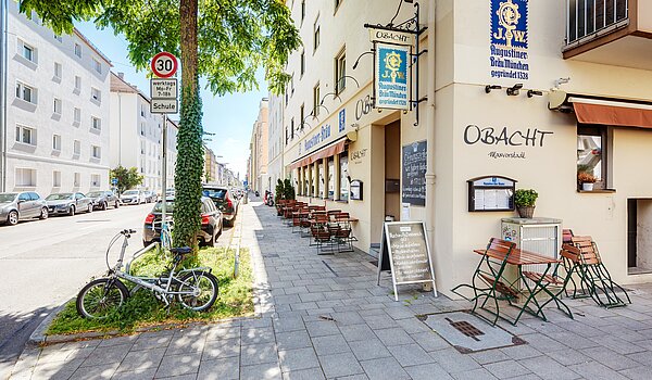Квартира в многоэтажно доме с 1 комнатная | München-Maxvorstadt | 700022 | Restaurants/Bars/Cafés in der Nähe