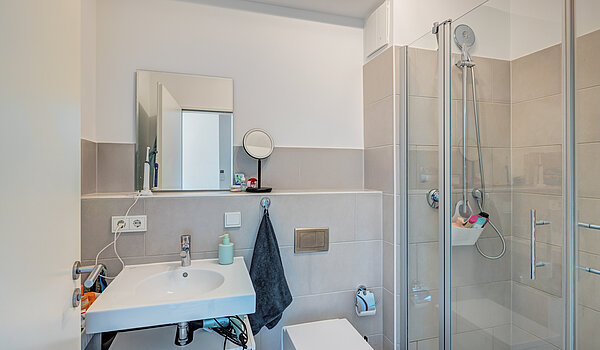 Квартира в многоэтажно доме с 1 комнатная | München-Ramersdorf | 70428 | Badezimmer