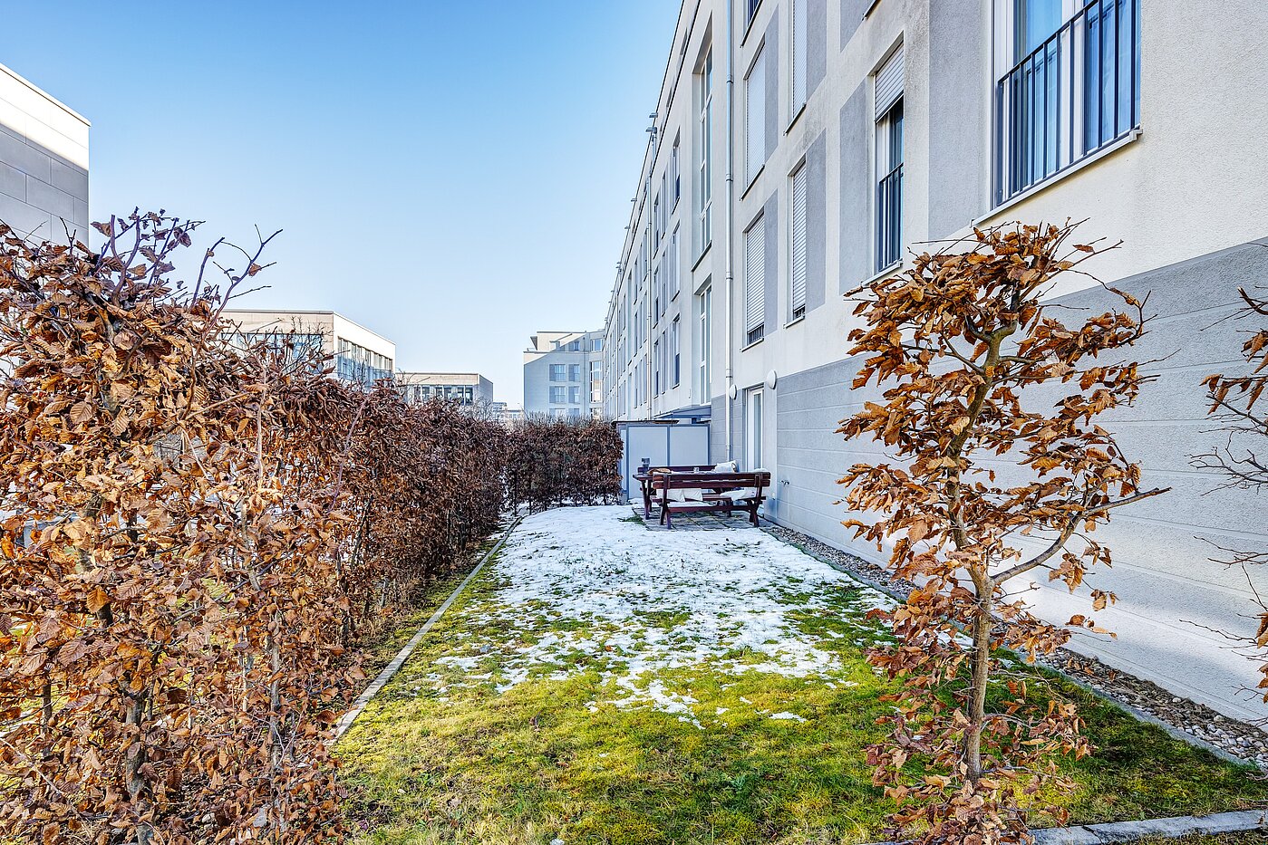 Плоский с 2 комнатами | München-Riem | 2201ML1 | ...ruhiger Garten