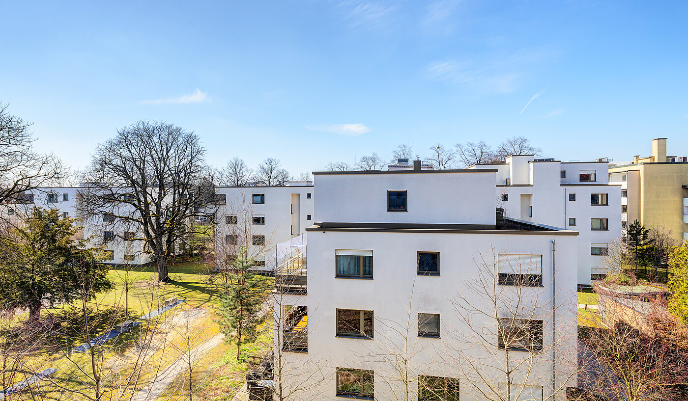 Apartment с 1 комнатная | München-Ramersdorf | 70415 | Blick vom Balkon