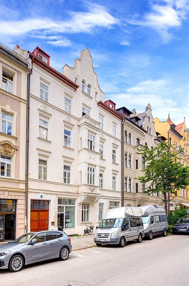 Мансардная квартира с 1 комнатная | München-Sendling | 700402 | Vordergebäude unter Denkmalschutz