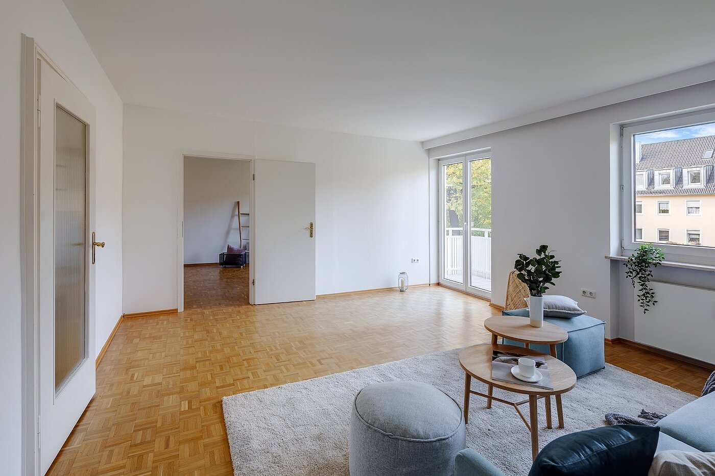 Квартира в многоэтажно доме с 3 комнатами | München-Untergiesing | 1909ML6 | ... mit Zugang zum Balkon
