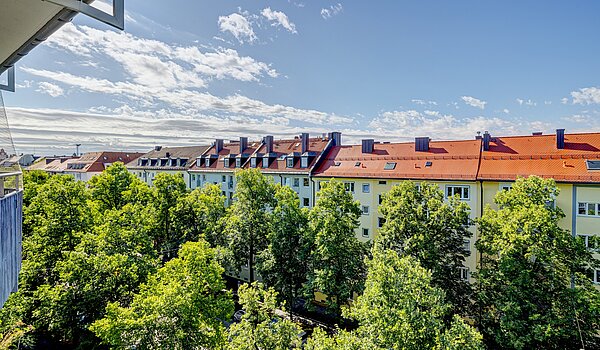 Apartment с 1 комнатная | München-Schwabing | 70198 | Ausblick und...
