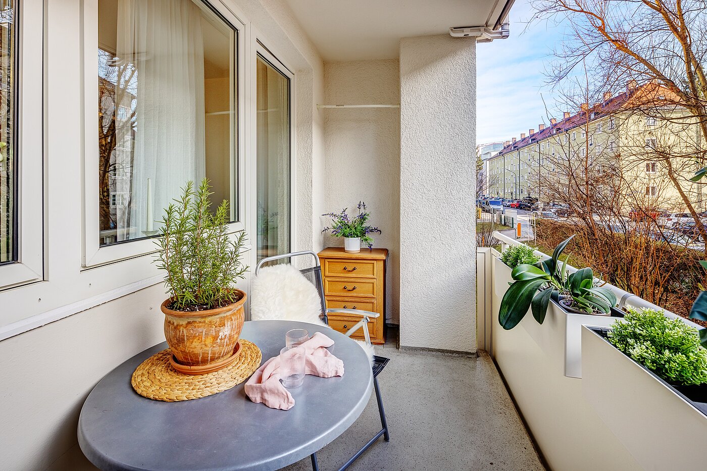 Квартира в многоэтажно доме с 3 комнатами | München-Bogenhausen | 2112ML3 | sonniger Balkon