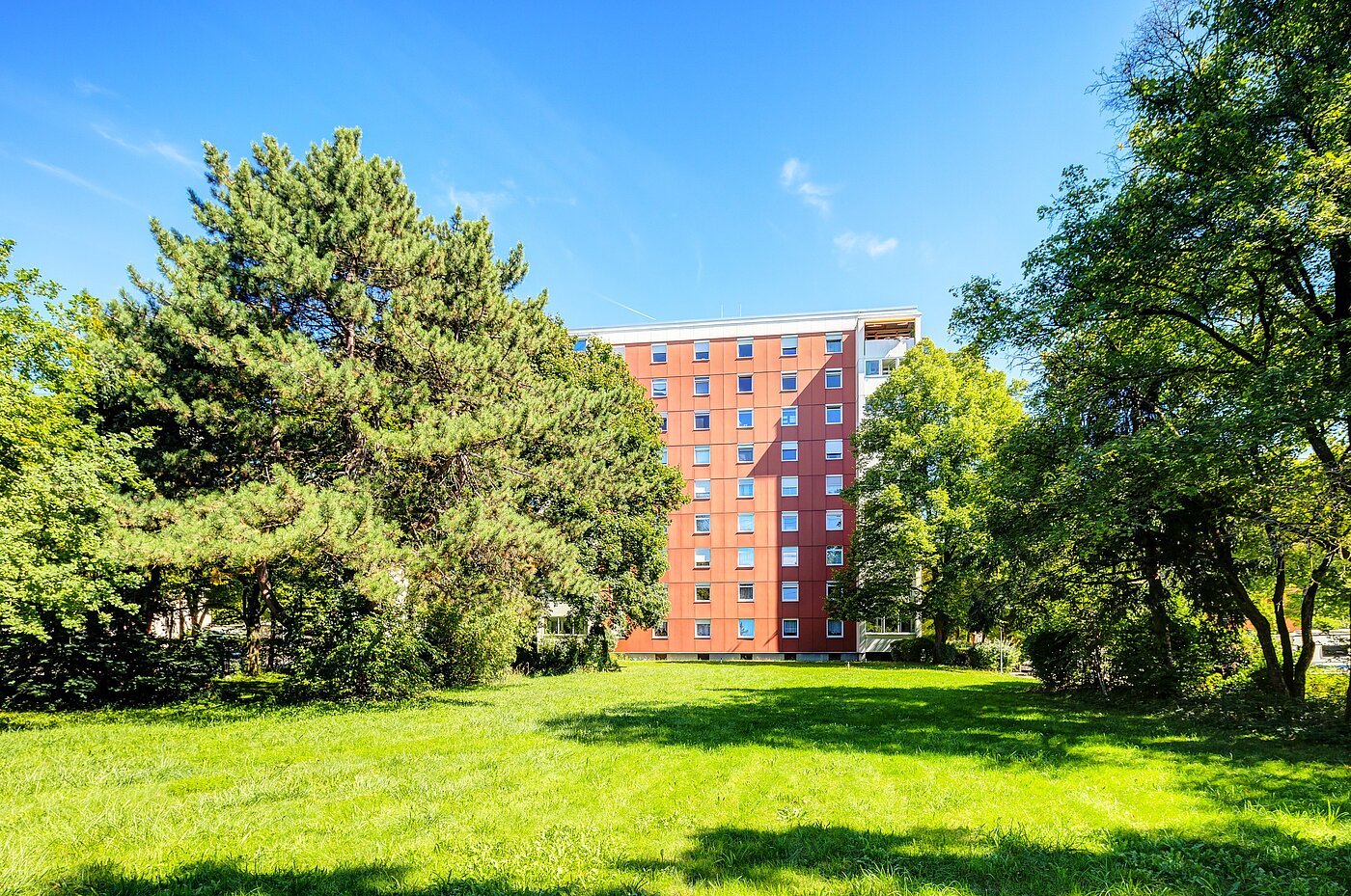 Квартира в многоэтажно доме с 4 комнатами | München-Aubing | 70276 | Gebäuderückansicht