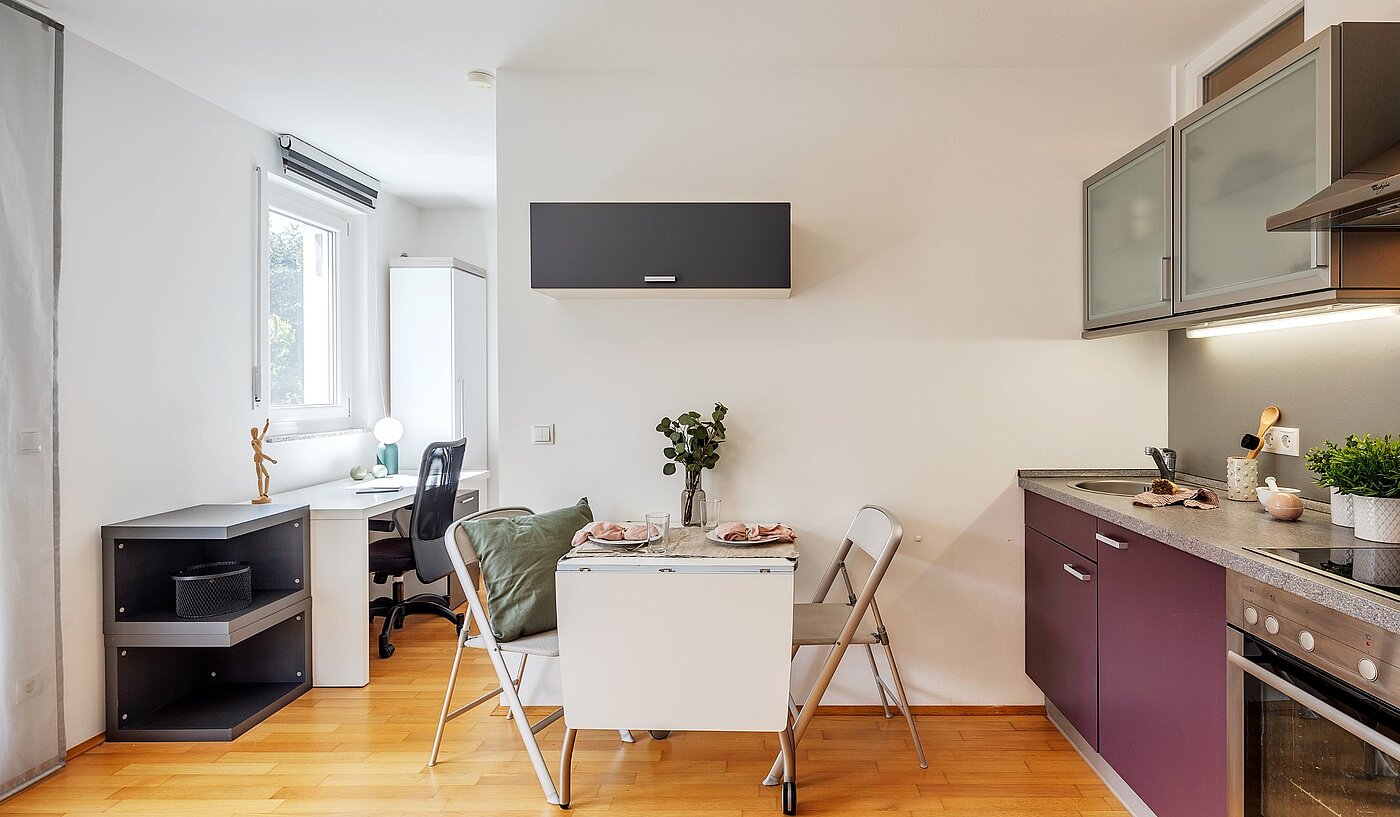 Квартира в многоэтажно доме с 1 комнатная | München-Pasing | 2108ML2 | Essplatz für 2 bis 4 Personen