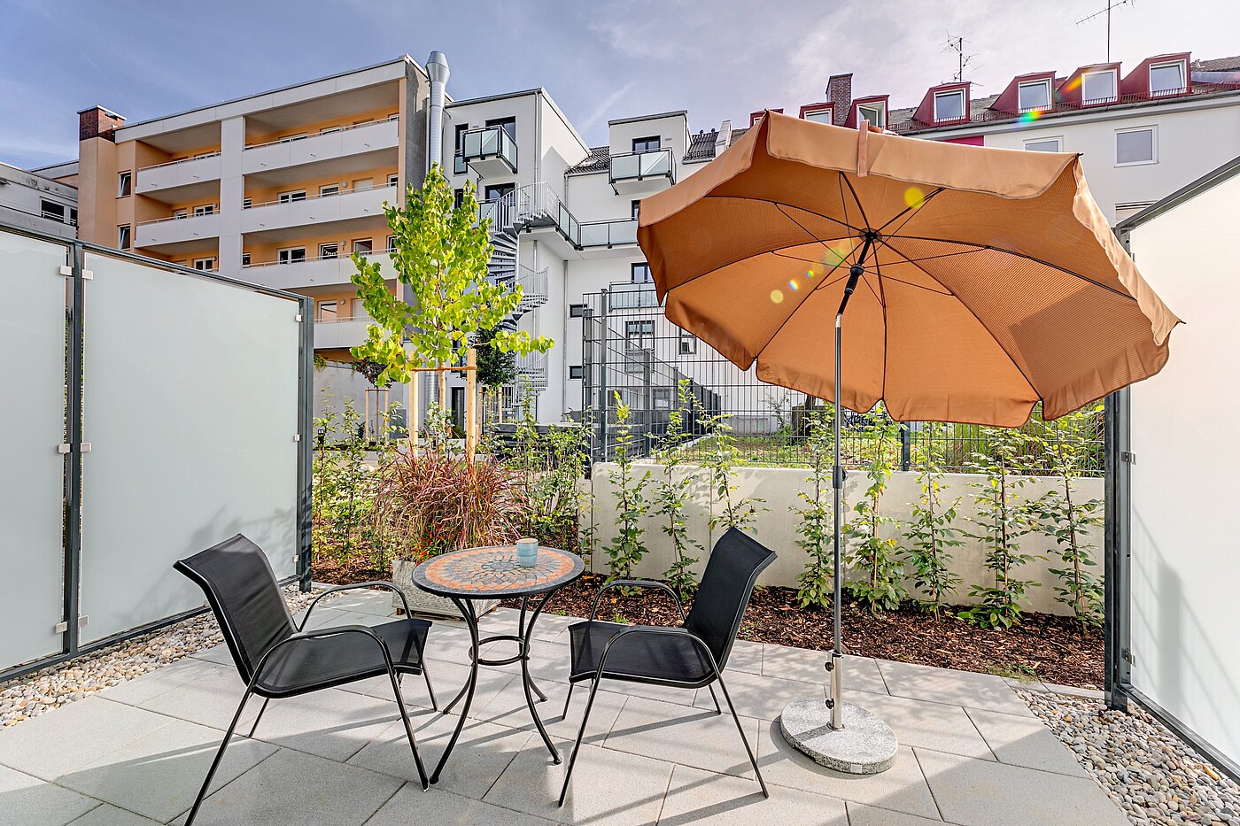 Плоский с 1 комнатная | München-Milbertshofen | 2202ML8 | Terrasse mit Südausrichtung...