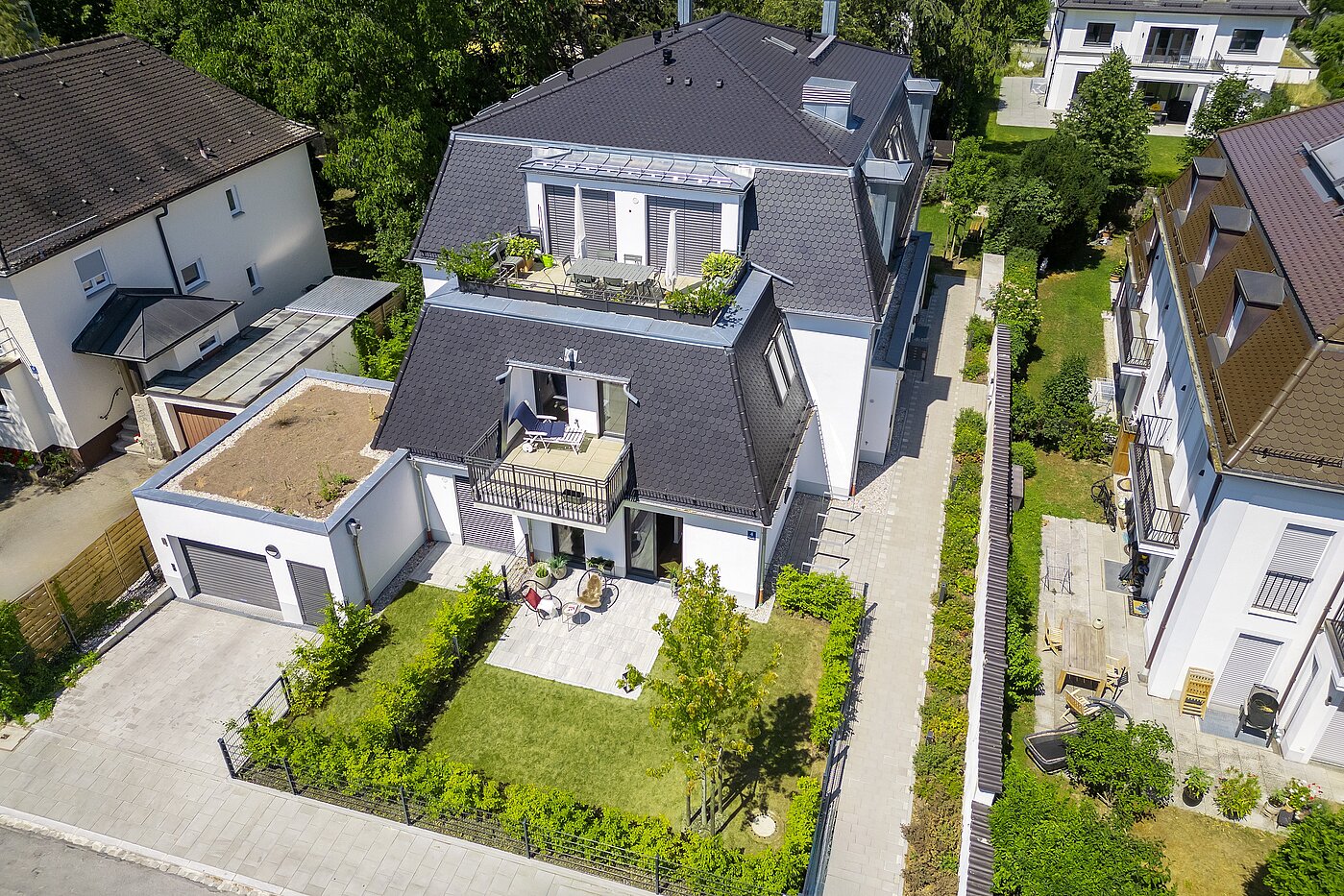 Terrassenwohnung с 2 комнатами | München-Harlaching | 70372 | Repräsentative Architektur