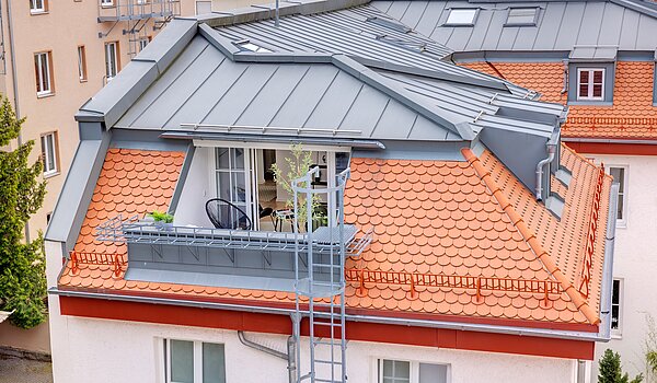 Мансардная квартира с 1 комнатная | München-Sendling | 700402 | Blick auf die Dachterrasse