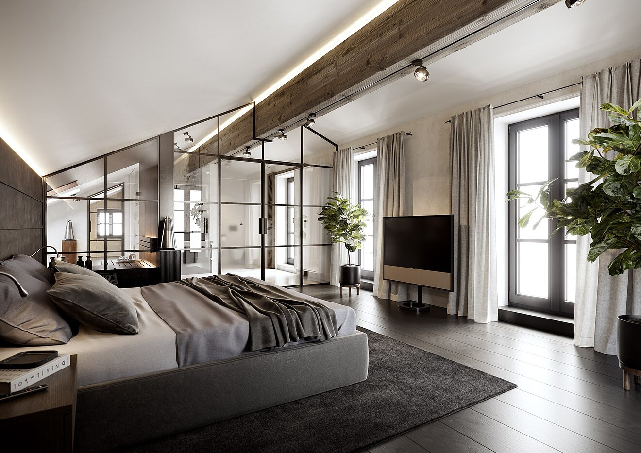 Особое свойство с 15 комнатами | Bad Wiessee | 701591 | Landhaus Master Bedroom