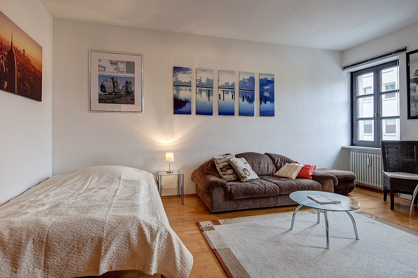 Квартира в многоэтажно доме с 1 комнатная | München-Schwabing | 2111ML3 | Wohn-/Schlafbereich