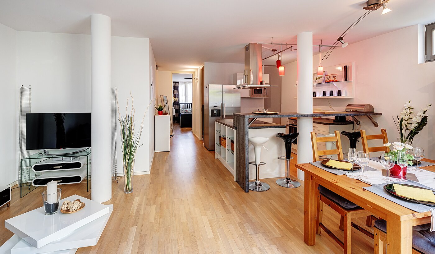 Квартира в многоэтажно доме с 2 комнатами | München-Au | 70108 | Blick in die Wohnung