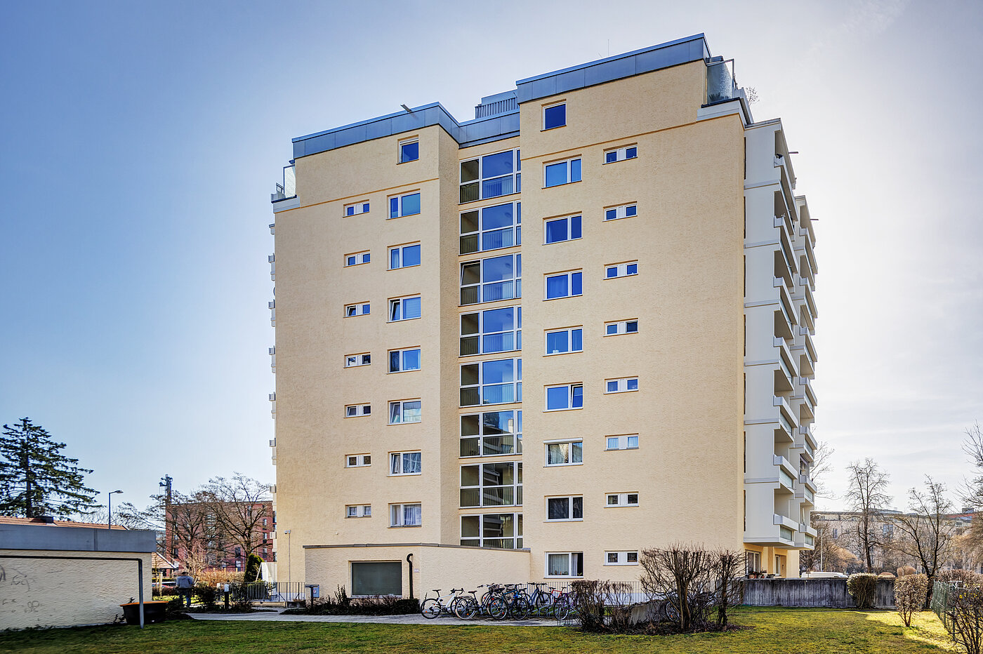 Квартира в многоэтажно доме с 2 комнатами | München-Moosach | 70407 | Außenansicht