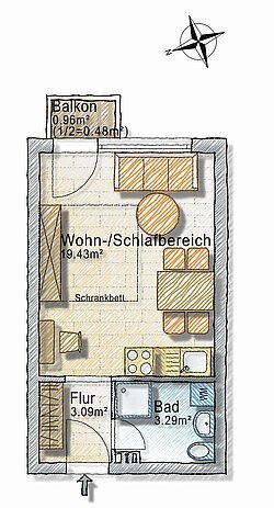 nicht maßstabsgetreu