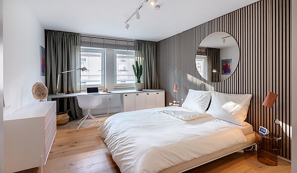 Квартира в многоэтажно доме с 2 комнатами | München-Isarvorstadt | 70459 | Schlafzimmer