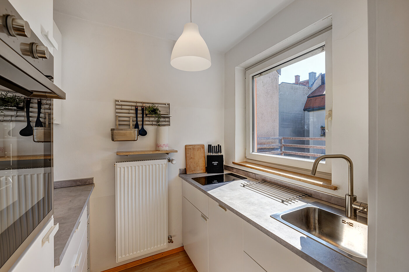Квартира в многоэтажно доме с 1 комнатная | München-Schwabing | 70449 | Separate Küche mit ...