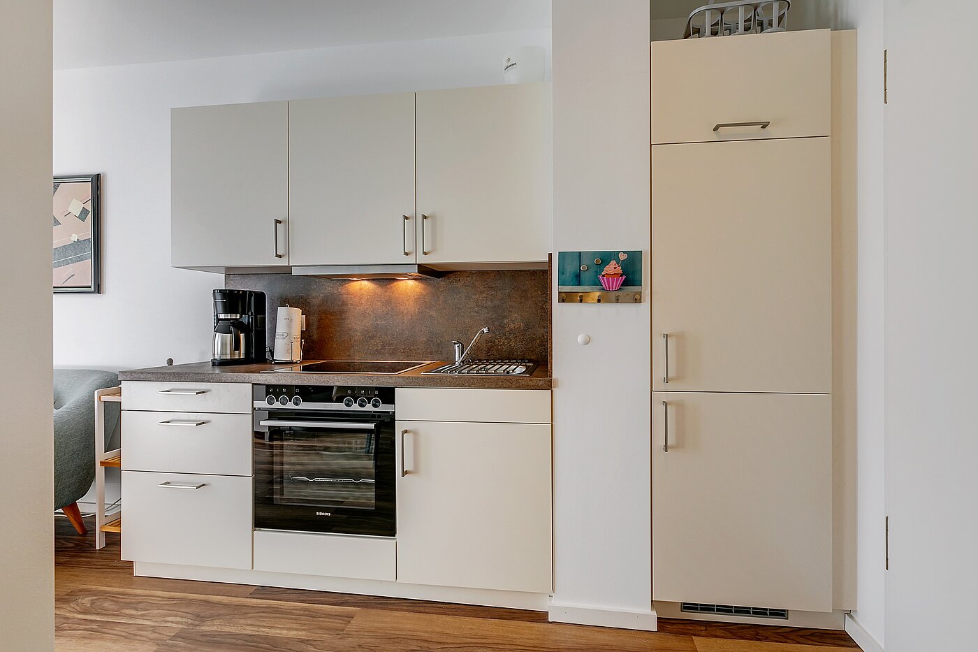 Плоский с 1 комнатная | München-Milbertshofen | 2202ML8 | Integrierte Küchenzeile